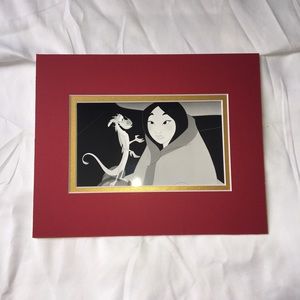 Mulan Mushu dragon glossy art matted animated